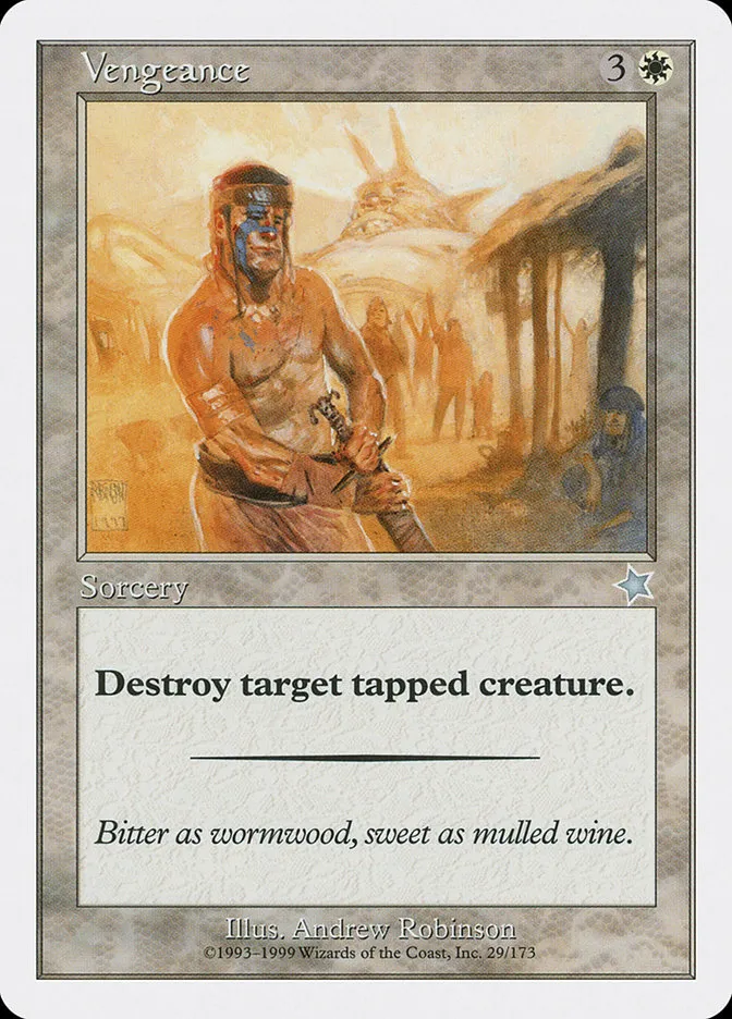 1999 Starter 1999 Vengeance uncommon #29 uncommon card image