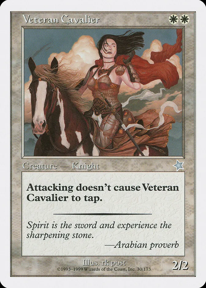 1999 Starter 1999 Veteran Cavalier uncommon #30 uncommon card image