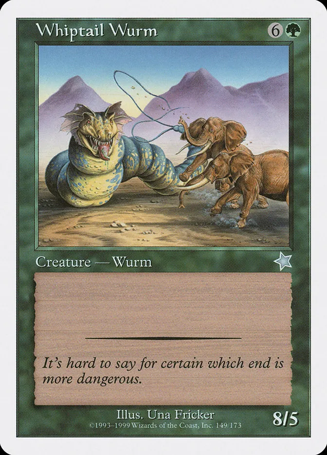 1999 Starter 1999 Whiptail Wurm uncommon #149 uncommon card image