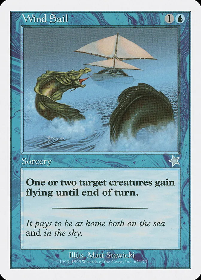 1999 Starter 1999 Wind Sail uncommon #62 uncommon card image