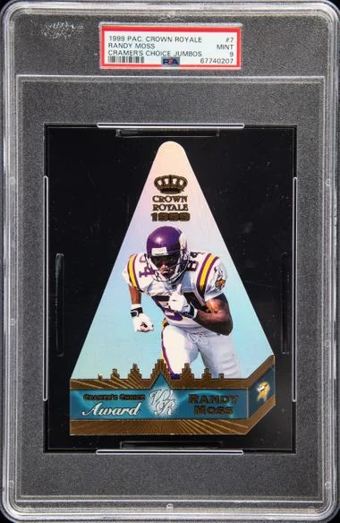 1999 Pacific Crown Royale Cramer's Choice Jumbos Randy Moss #7 card image
