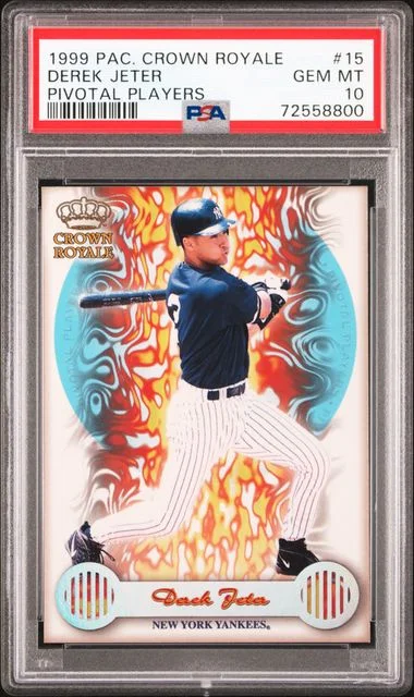 1999 Pacific Crown Royale Pivotal Players Derek Jeter #15 card image
