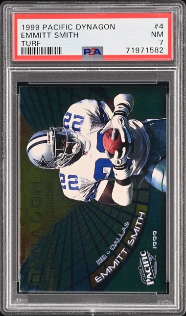 1999 Pacific Dynagon Turf Emmitt Smith #4 card image