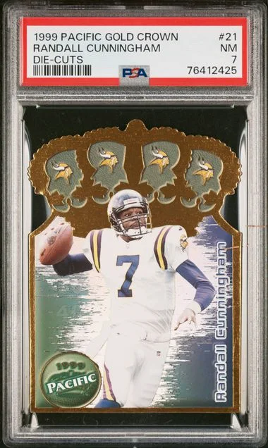 1999 Pacific Gold Crown Die-Cuts Randall Cunningham #21 card image