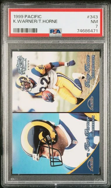 1999 Pacific Kurt Warner/Tony Horne #343 card image