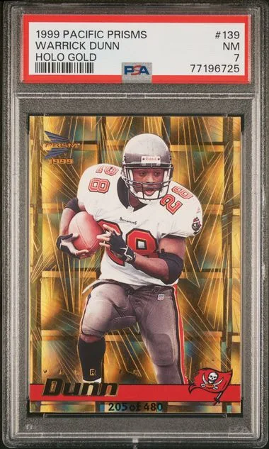 1999 Pacific Prisms Warrick Dunn #139 card image