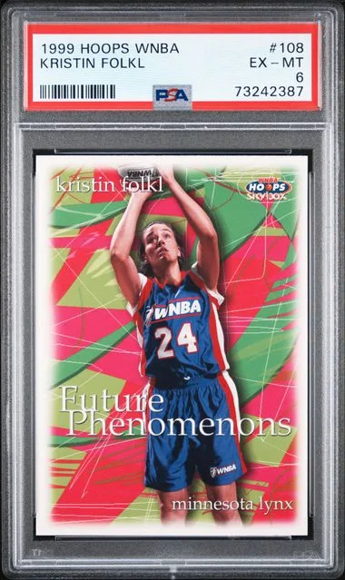 1999 Panini Hoops Kristin Folkl WNBA #108 card image