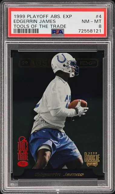 1999 Playoff Absolute Edgerrin James EXP Tools Of The Trade #4 card image