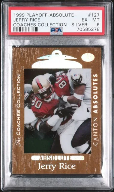 1999 Playoff Absolute Jerry Rice Coaches Collection Silver #127 card image