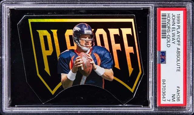 1999 Playoff Absolute John Elway Honors Gold #AH36 card image