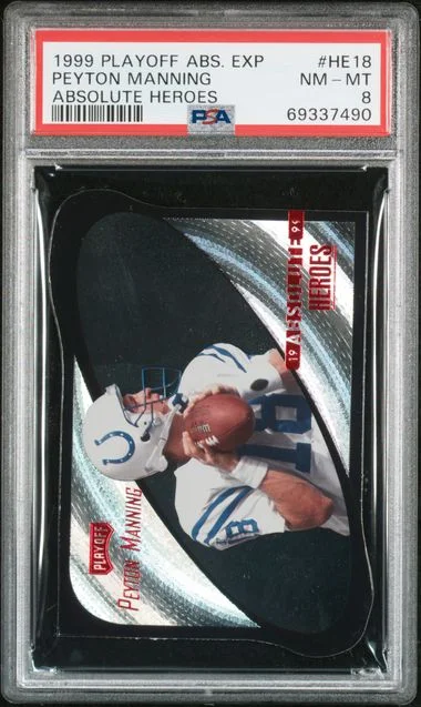 1999 Playoff Absolute Peyton Manning Absolute Heroes #HE18 card image