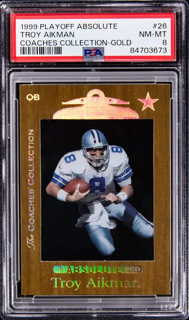 1999 Playoff Absolute Troy Aikman Coaches Collection Gold #26 card image