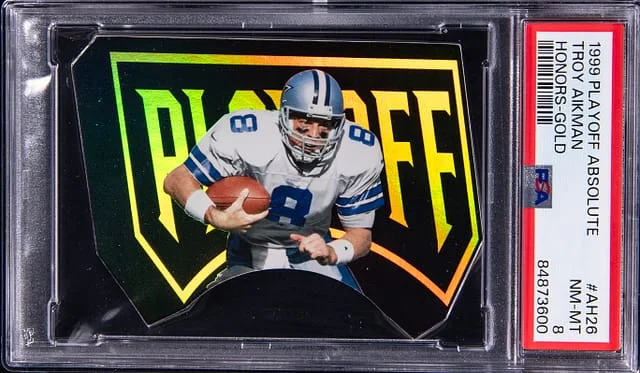 1999 Playoff Absolute Troy Aikman Honors Gold #AH26 card image