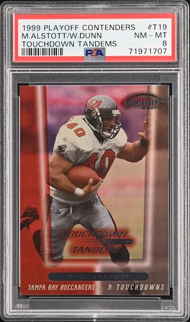 1999 Playoff Contenders Mike Alstott/Warrick Dunn Touchdown Tandems #T19 card image