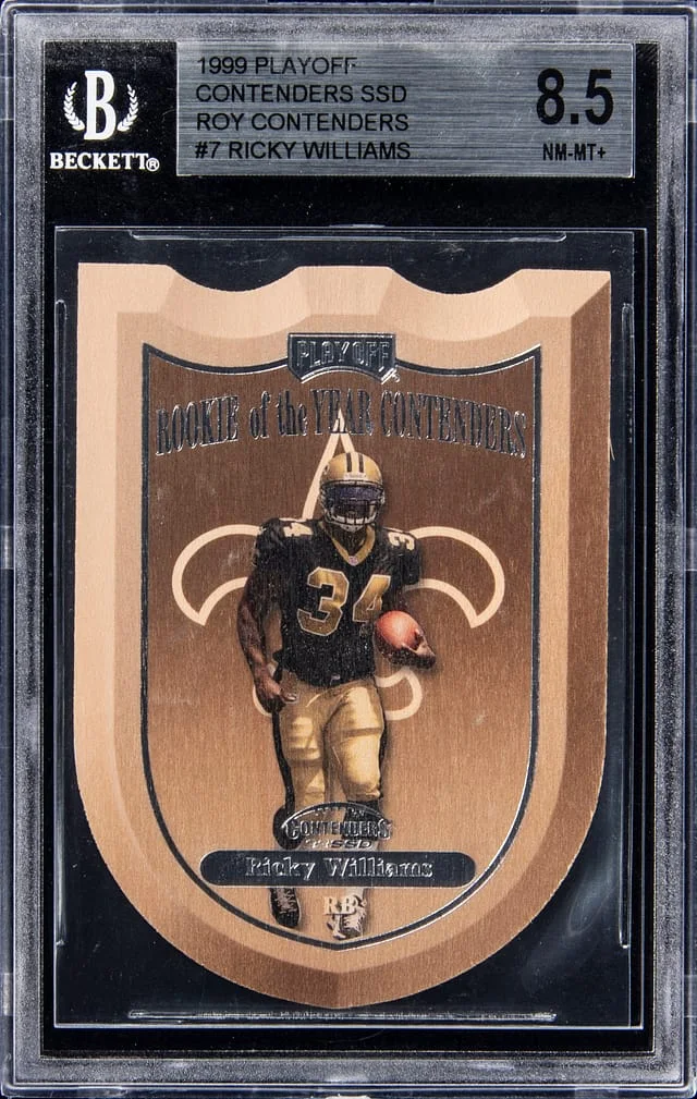 1999 Playoff Contenders Ricky Williams SSD #7 card image
