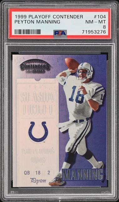 1999 Playoff Peyton Manning #104 card image