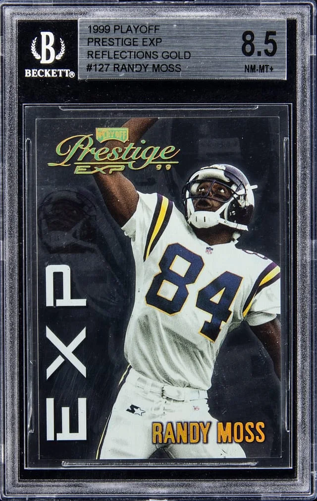 1999 Playoff Prestige Randy Moss EXP #127 card image
