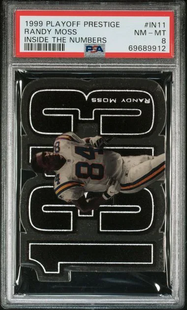 1999 Playoff Prestige Randy Moss Inside The Numbers #IN11 card image