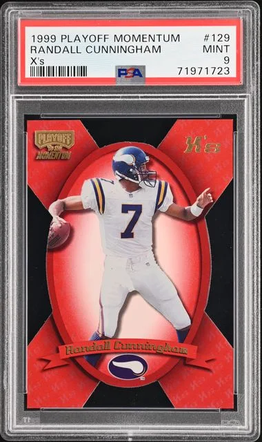 1999 Playoff Randall Cunningham Momentum X'S #129 card image