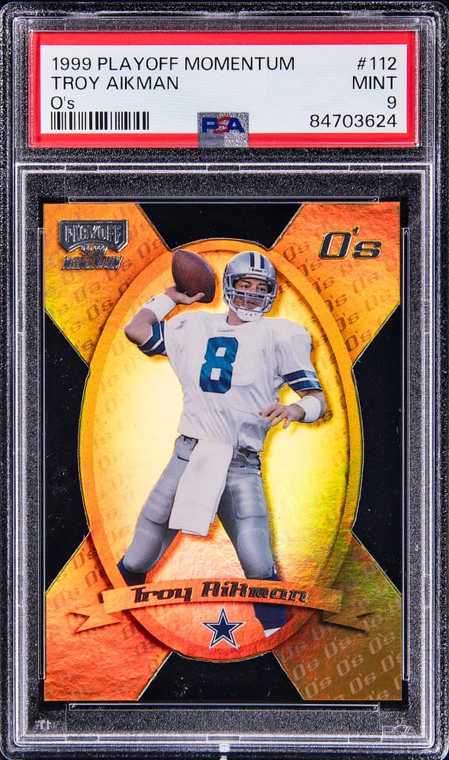 1999 Playoff Troy Aikman Momentum O's #112 card image