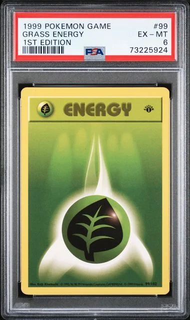 1999 Pokemon 1st Edition Grass Energy #99 card image