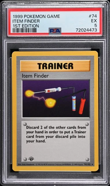 1999 Pokemon 1st Edition Item Finder #74 card image