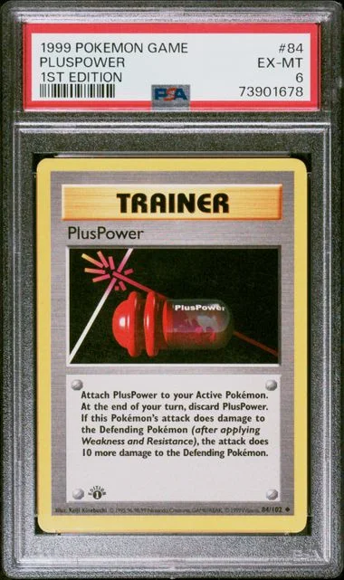 1999 Pokemon 1st Edition Pluspower #84 card image