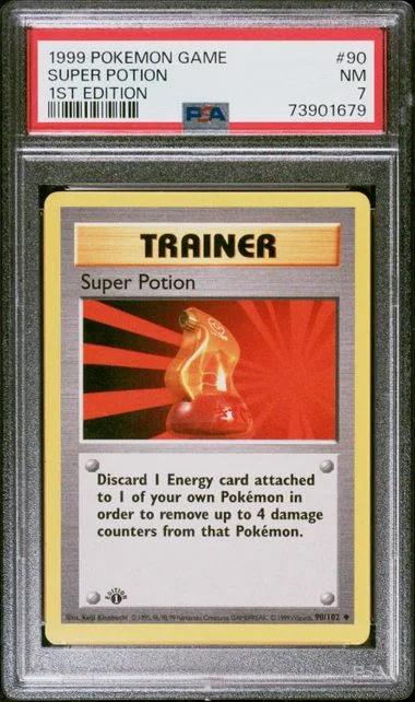 1999 Pokemon 1st Edition Super Potion #90 card image