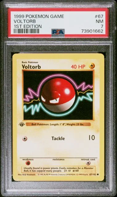 1999 Pokemon 1st Edition Voltorb #67 card image