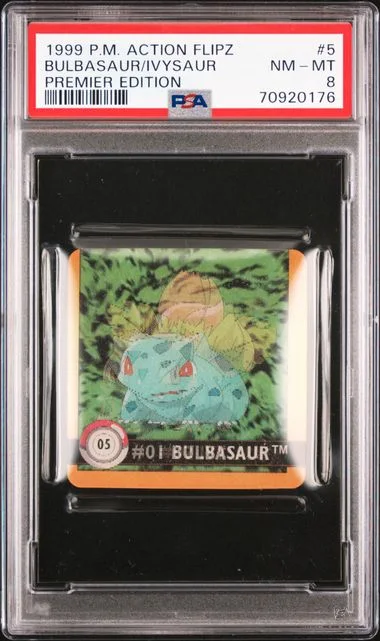 1999 Pokemon Action Flipz Premier Edition Bulbasaur/Ivysaur #5 card image