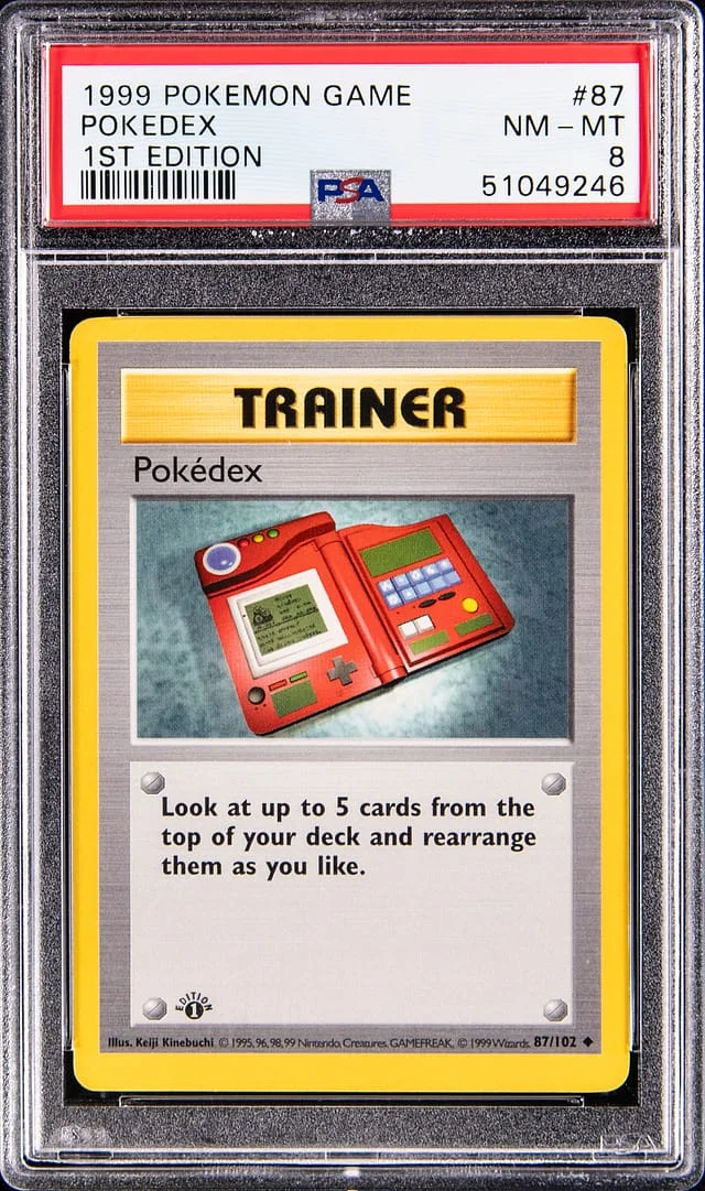 1999 Pokemon Base Set 1st Edition Pokedex #87 card image