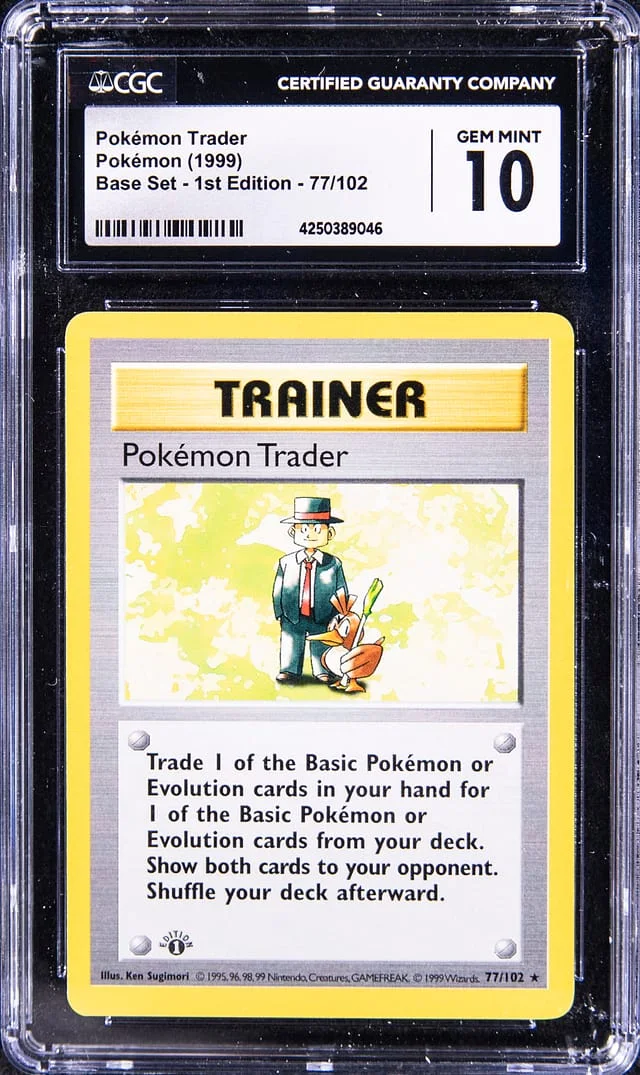 1999 Pokemon Base Set 1st Edition Pokemon Trader #77 card image