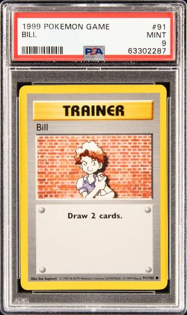1999 Pokemon Base Set Bill #91 card image