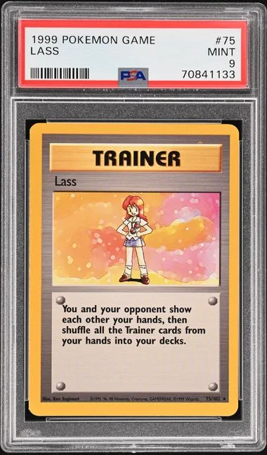 1999 Pokemon Base Set Lass #75 card image