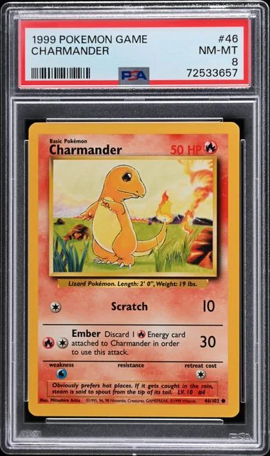 1999 Pokemon Charmander #46 card image