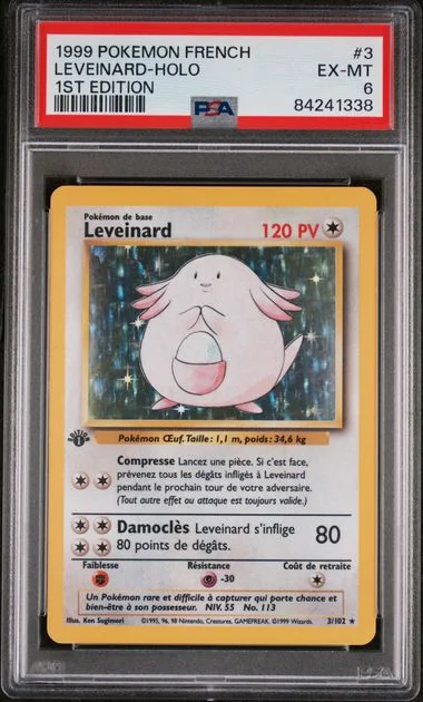 1999 Pokemon French 1st Edition Leveinard-Holo #3 card image