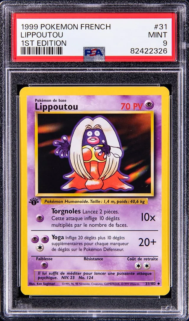 1999 Pokemon French 1St Edition Lippoutou #31 card image