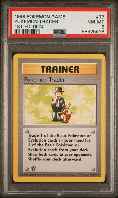 1999 Pokemon Game 1st Edition Pokemon Trader #77 card image