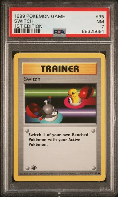 1999 Pokemon Game 1st Edition Switch #95 card image