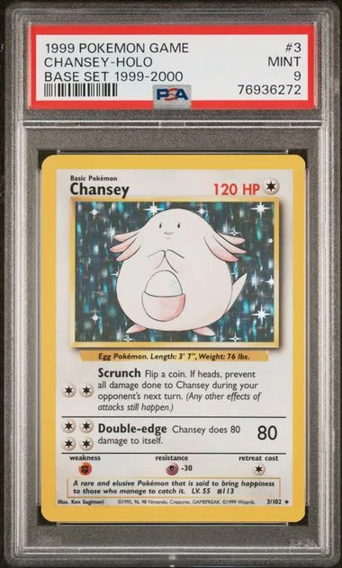 1999 Pokemon Game Chansey-Holo #3 card image