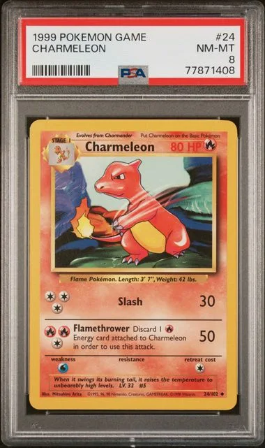 1999 Pokemon Game Charmeleon #24 card image