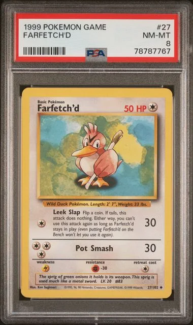 1999 Pokemon Game Farfetch'D #27 card image