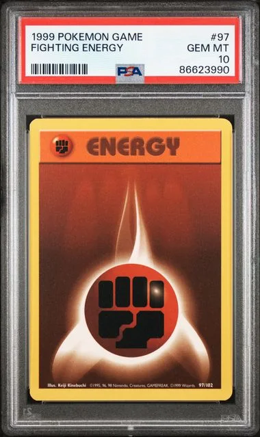 1999 Pokemon Game Fighting Energy #97 card image