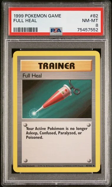 1999 Pokemon Game Full Heal #82 card image
