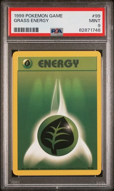 1999 Pokemon Game Grass Energy #99 card image