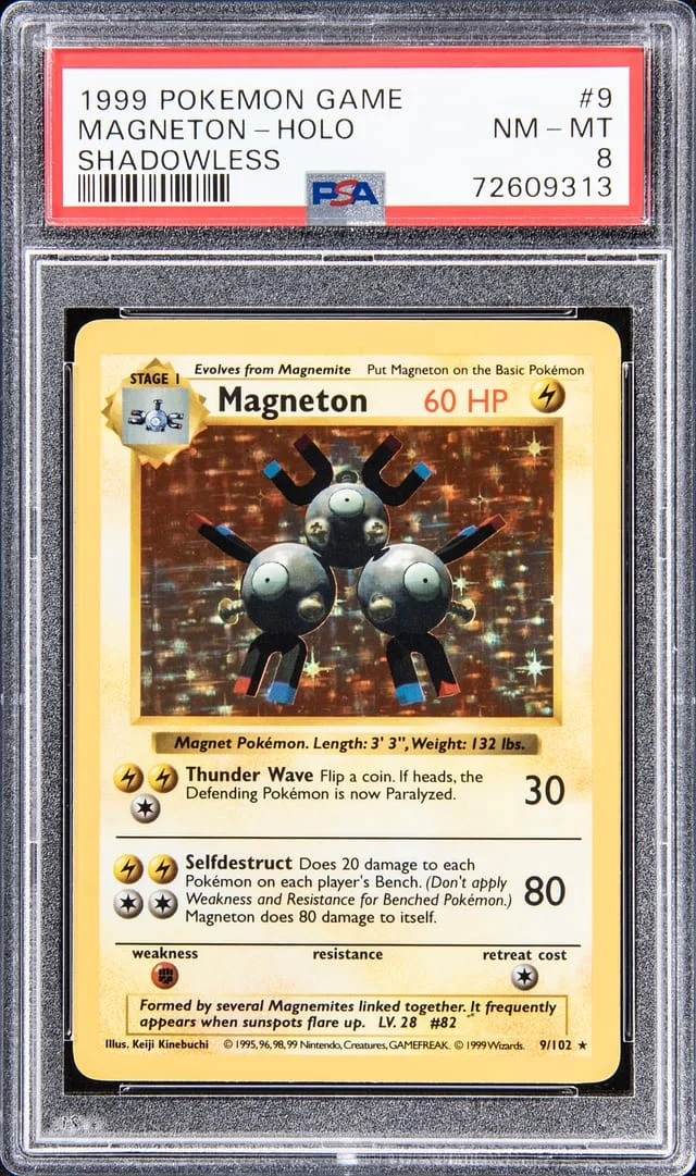 1999 Pokemon Game Holo Magneton #9 card image