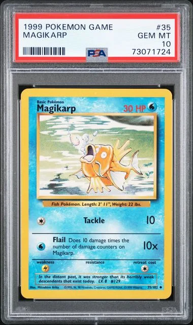 1999 Pokemon Game Magikarp #35 card image