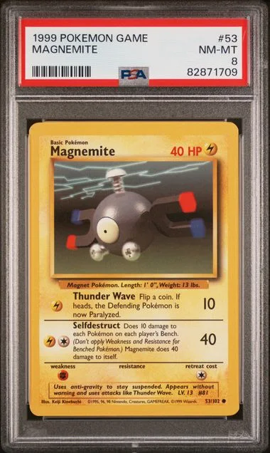 1999 Pokemon Game Magnemite #53 card image