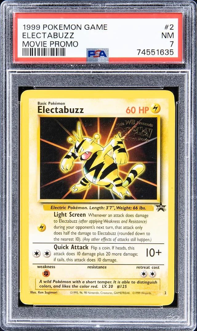 1999 Pokemon Game Movie Promo Electabuzz #2 card image