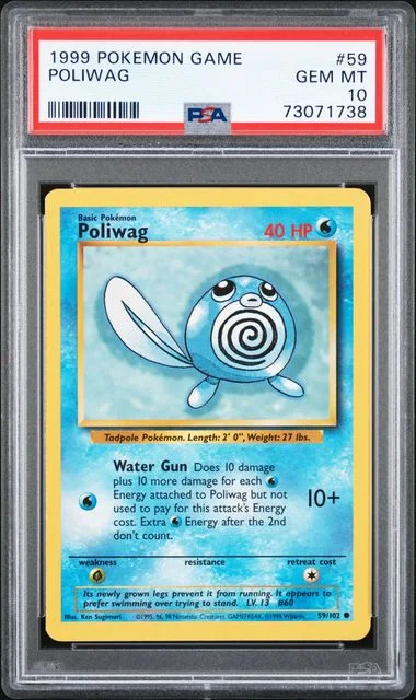 1999 Pokemon Game Poliwag #59 card image